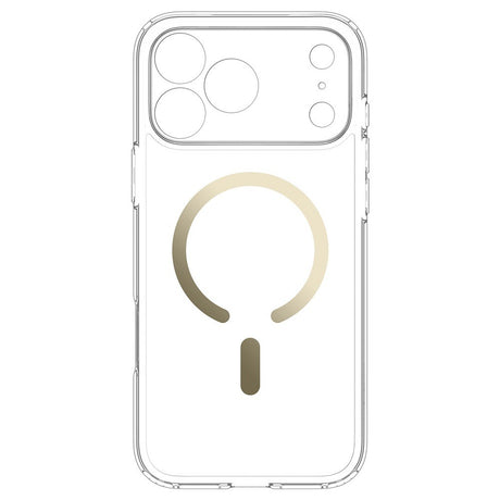 Spigen iPhone 17 Pro Max/iPhone 18 Pro Max Deksel Ultra Hybrid MagFit Clear Gold