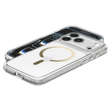 Spigen iPhone 17 Pro Max/iPhone 18 Pro Max Deksel Ultra Hybrid MagFit Clear Gold