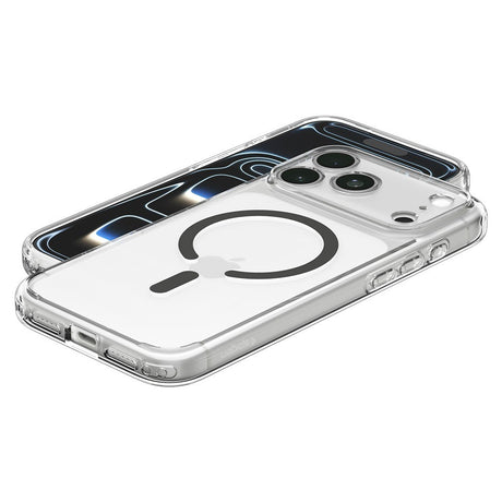 Spigen iPhone 17 Pro Max/iPhone 18 Pro Max Deksel Ultra Hybrid MagFit Clear Graphite