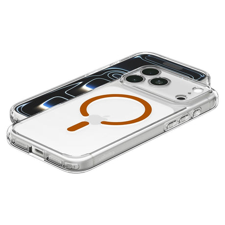 Spigen iPhone 17 Pro Max/iPhone 18 Pro Max Deksel Ultra Hybrid MagFit Clear Oransje