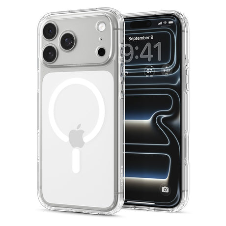 Spigen iPhone 17 Pro Max/iPhone 18 Pro Max Deksel Ultra Hybrid MagFit Clear White