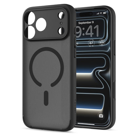 Spigen iPhone 17 Pro Max/iPhone 18 Pro Max Deksel Ultra Hybrid MagFit Frost Black