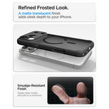 Spigen iPhone 17 Pro Max/iPhone 18 Pro Max Deksel Ultra Hybrid MagFit Frost Black