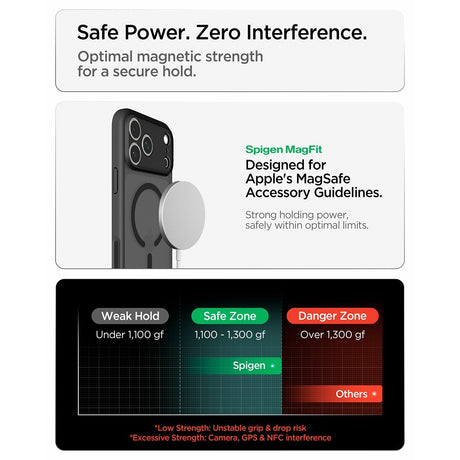 Spigen iPhone 17 Pro Max/iPhone 18 Pro Max Deksel Ultra Hybrid MagFit Frost Black