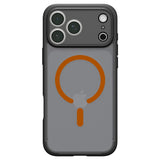 Spigen iPhone 17 Pro Max/iPhone 18 Pro Max Deksel Ultra Hybrid MagFit Frost Black Oransje