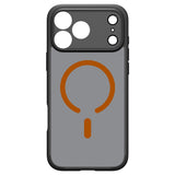 Spigen iPhone 17 Pro Max/iPhone 18 Pro Max Deksel Ultra Hybrid MagFit Frost Black Oransje