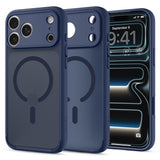 Spigen iPhone 17 Pro Max/iPhone 18 Pro Max Deksel Ultra Hybrid MagFit Frost Deep Blue