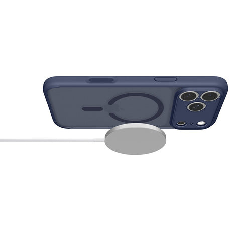 Spigen iPhone 17 Pro Max/iPhone 18 Pro Max Deksel Ultra Hybrid MagFit Frost Deep Blue