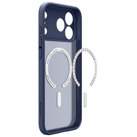 Spigen iPhone 17 Pro Max/iPhone 18 Pro Max Deksel Ultra Hybrid MagFit Frost Deep Blue