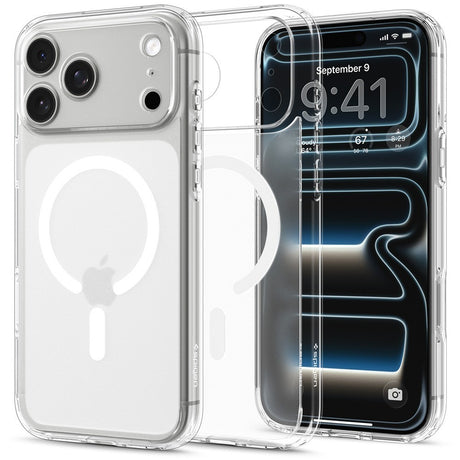 Spigen iPhone 17 Pro Max/iPhone 18 Pro Max Deksel Ultra Hybrid MagFit Frost White