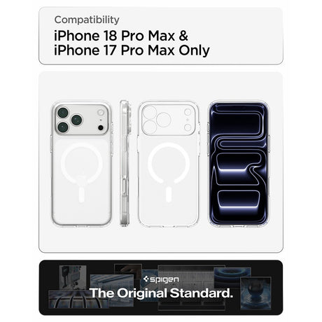 Spigen iPhone 17 Pro Max/iPhone 18 Pro Max Deksel Ultra Hybrid MagFit Frost White
