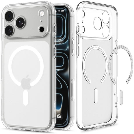 Spigen iPhone 17 Pro Max/iPhone 18 Pro Max Deksel Ultra Hybrid MagFit Frost White