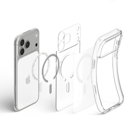 Spigen iPhone 17 Pro Max/iPhone 18 Pro Max Deksel Ultra Hybrid MagFit Frost White