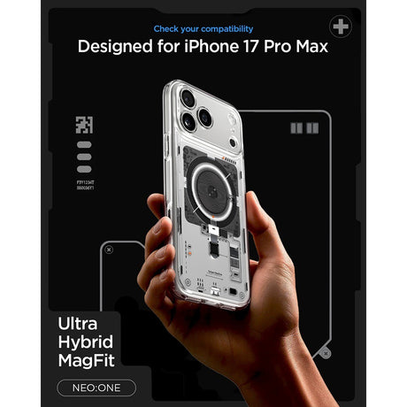 Spigen iPhone 17 Pro Max/iPhone 18 Pro Max Deksel Ultra Hybrid Neo One MagFit