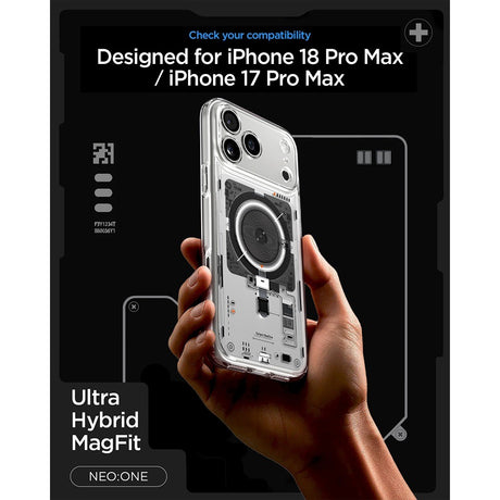 Spigen iPhone 17 Pro Max/iPhone 18 Pro Max Deksel Ultra Hybrid Neo One MagFit