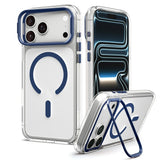 Spigen iPhone 17 Pro Max/iPhone 18 Pro Max Deksel Ultra Hybrid Optik S MagFit Clear Deep Blue