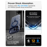 Spigen iPhone 17 Pro Max/iPhone 18 Pro Max Deksel Ultra Hybrid Optik S MagFit Clear Deep Blue