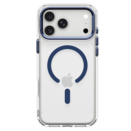 Spigen iPhone 17 Pro Max/iPhone 18 Pro Max Deksel Ultra Hybrid Optik S MagFit Clear Deep Blue