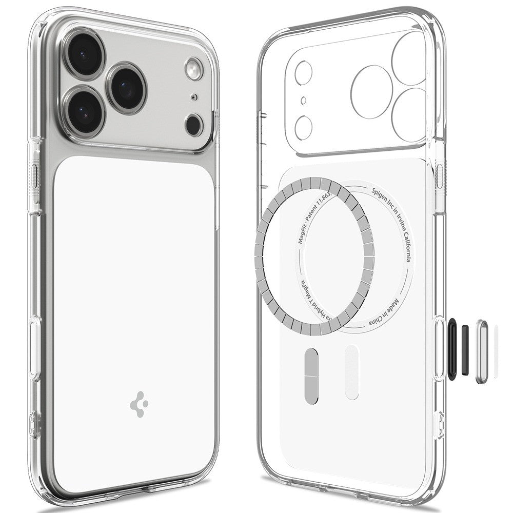 Spigen iPhone 17 Pro Max/iPhone 18 Pro Max Deksel Ultra Hybrid T MagFit Glossy White