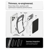 Spigen iPhone 17 Pro Max/iPhone 18 Pro Max Deksel Ultra Hybrid T MagFit Matte Black