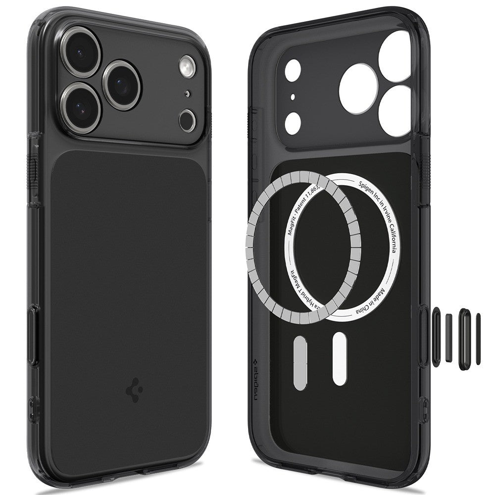 Spigen iPhone 17 Pro Max/iPhone 18 Pro Max Deksel Ultra Hybrid T MagFit Matte Black