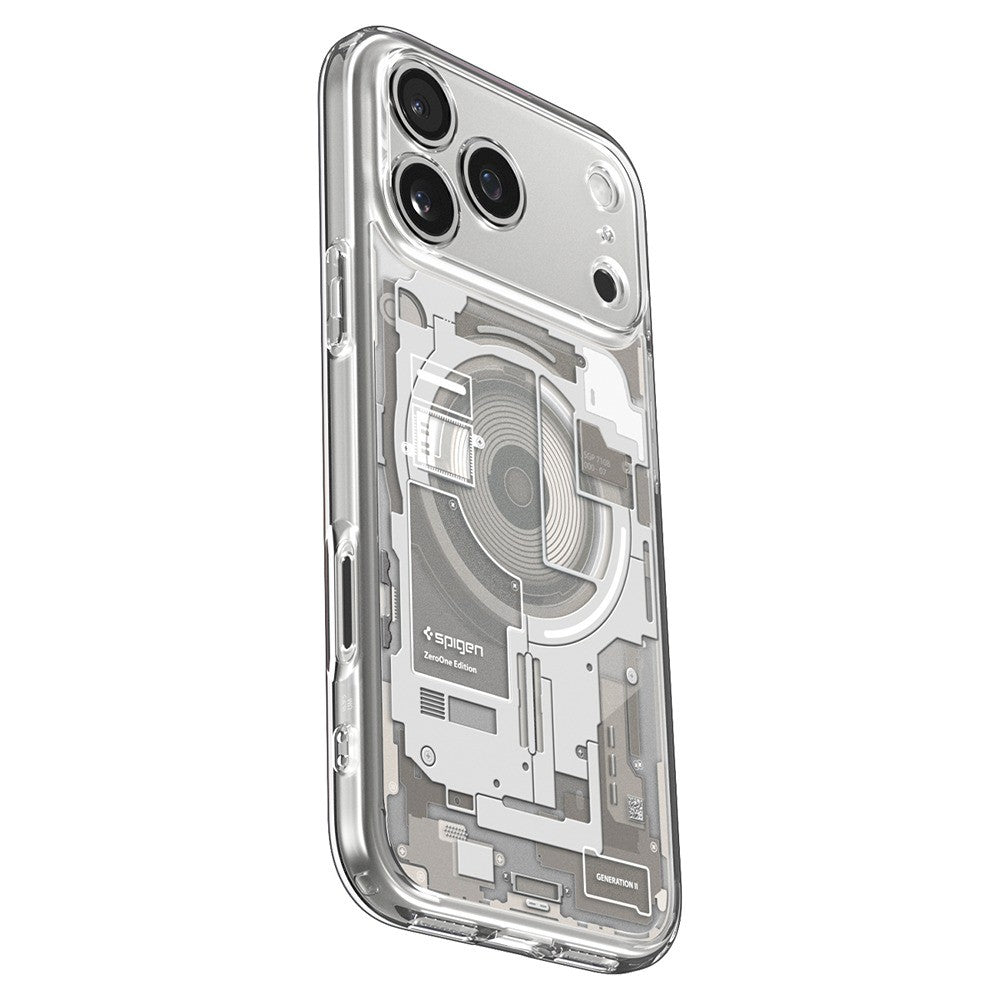 Spigen iPhone 17 Pro Max/iPhone 18 Pro Max Deksel Ultra Hybrid Zero One MagFit Natural Titan