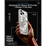 Spigen iPhone 17 Pro Max/iPhone 18 Pro Max Deksel Ultra Hybrid Zero One MagFit Natural Titan