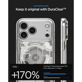 Spigen iPhone 17 Pro Max/iPhone 18 Pro Max Deksel Ultra Hybrid Zero One MagFit Natural Titan