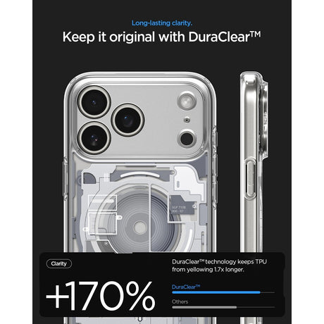 Spigen iPhone 17 Pro Max/iPhone 18 Pro Max Deksel Ultra Hybrid Zero One MagFit Hvit