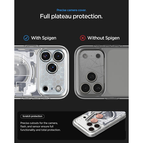 Spigen iPhone 17 Pro Max/iPhone 18 Pro Max Deksel Ultra Hybrid Zero One MagFit Hvit