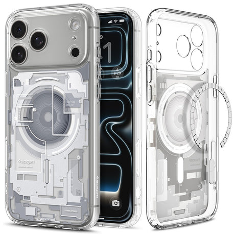 Spigen iPhone 17 Pro Max/iPhone 18 Pro Max Deksel Ultra Hybrid Zero One MagFit Hvit