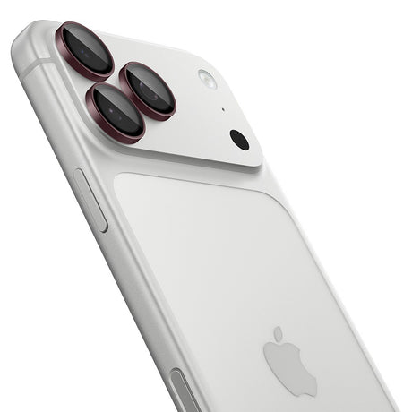 Spigen iPhone 18 Pro/18 Pro Max Linsebeskyttelse Glas.tR EZ Fit Optik Pro 2-pakning Mørk kirsebær