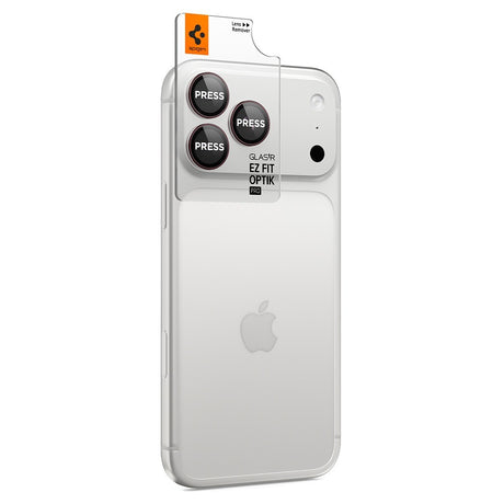 Spigen iPhone 18 Pro/18 Pro Max Linsebeskyttelse Glas.tR EZ Fit Optik Pro 2-pakning Mørk kirsebær
