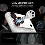 Spigen iPhone 18 Pro/18 Pro Max Linsebeskyttelse Glas.tR EZ Fit Optik Pro 2-pakning Mørk kirsebær