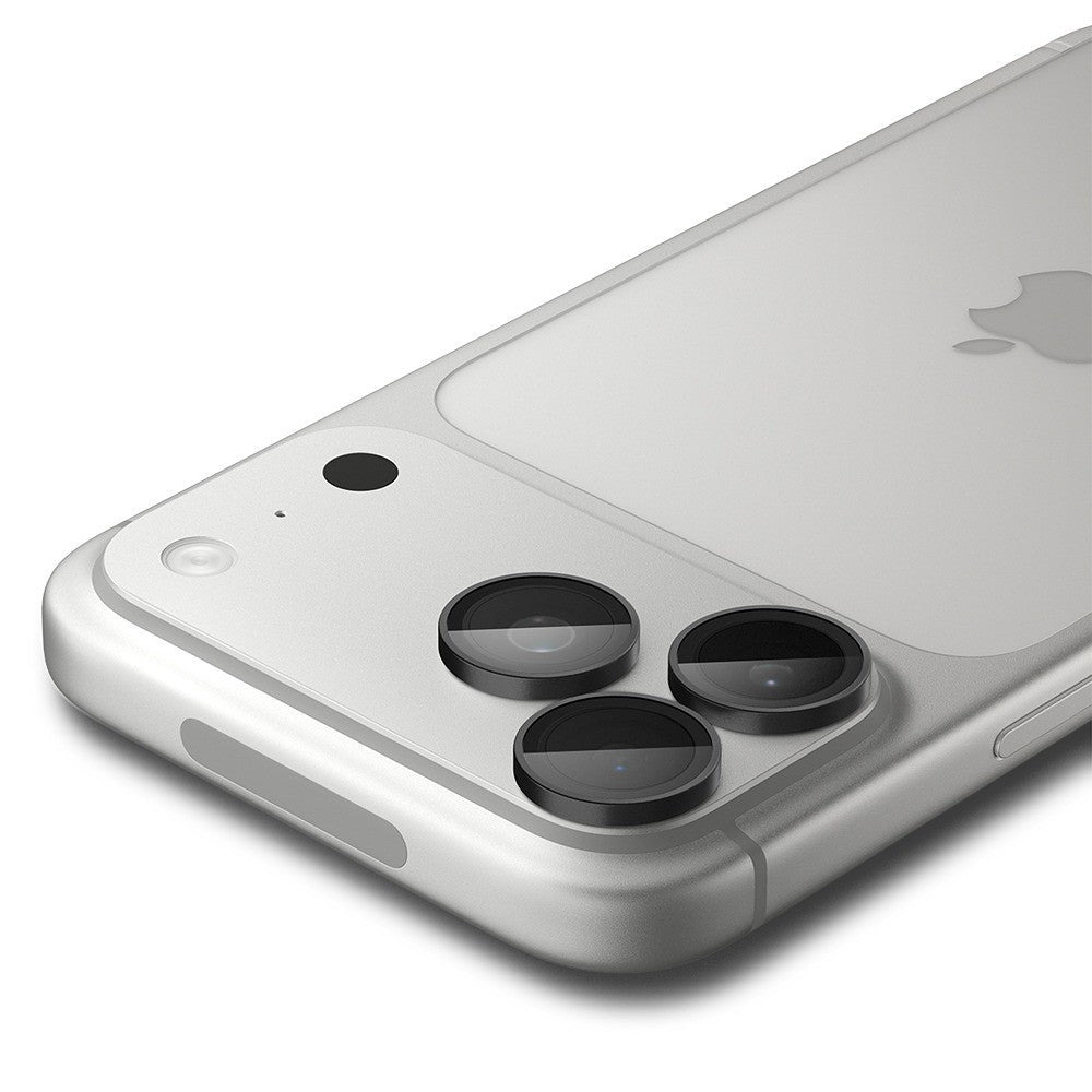 Spigen iPhone 18 Pro/18 Pro Max Linsebeskyttelse Glas.tR EZ Fit Optik Pro 2-pakning Mørkegrå