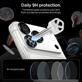 Spigen iPhone 18 Pro/18 Pro Max Linsebeskyttelse Glas.tR EZ Fit Optik Pro 2-pakning Mørkegrå