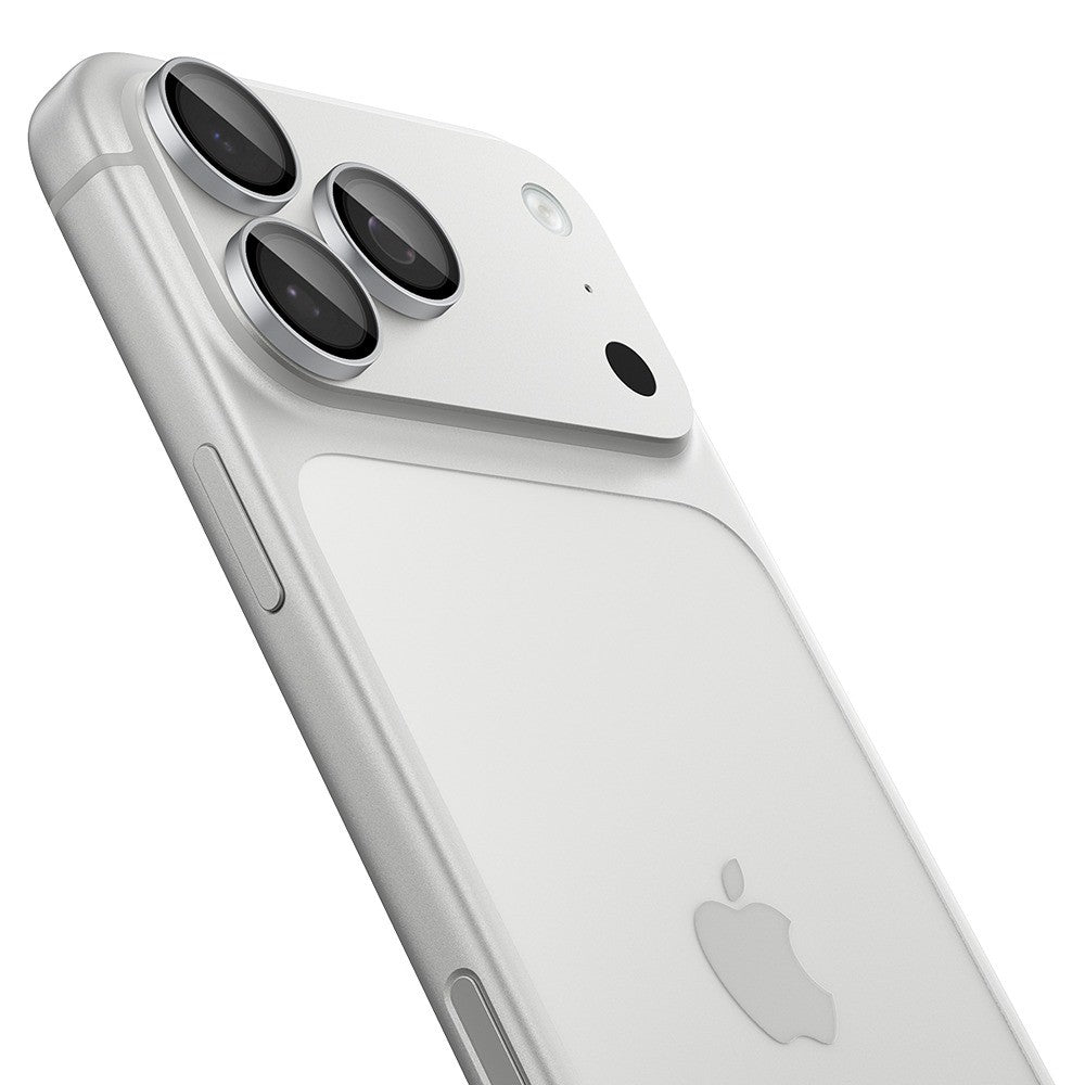 Spigen iPhone 18 Pro/18 Pro Max Linsebeskyttelse Glas.tR EZ Fit Optik Pro 2-pakning Sølv