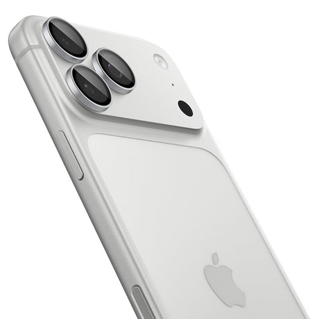 Spigen iPhone 18 Pro/18 Pro Max Linsebeskyttelse Glas.tR EZ Fit Optik Pro 2-pakning Sølv