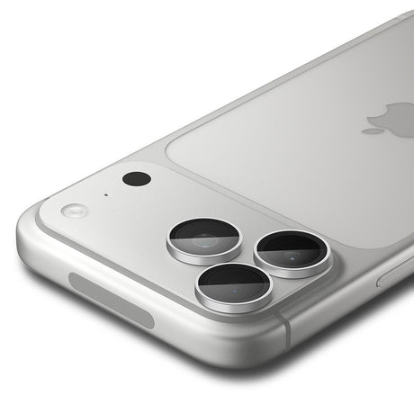 Spigen iPhone 18 Pro/18 Pro Max Linsebeskyttelse Glas.tR EZ Fit Optik Pro 2-pakning Sølv