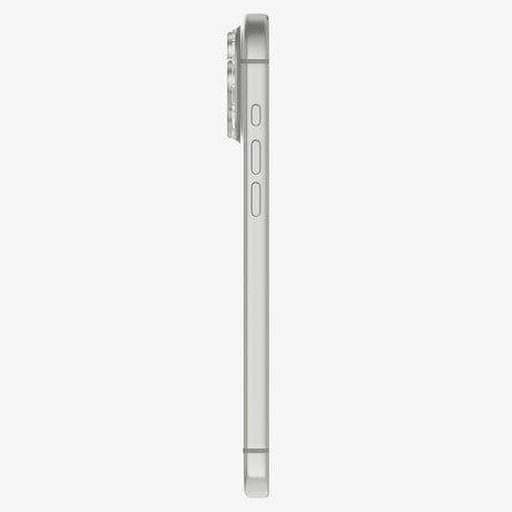Spigen iPhone 18 Pro Linsebeskyttelse Glas.tR EZ Fit Optik Pro XL Sølv
