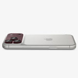 Spigen iPhone 18 Pro Max Linsebeskyttelse Glas.tR EZ Fit Optik Pro XL Mørk kirsebær