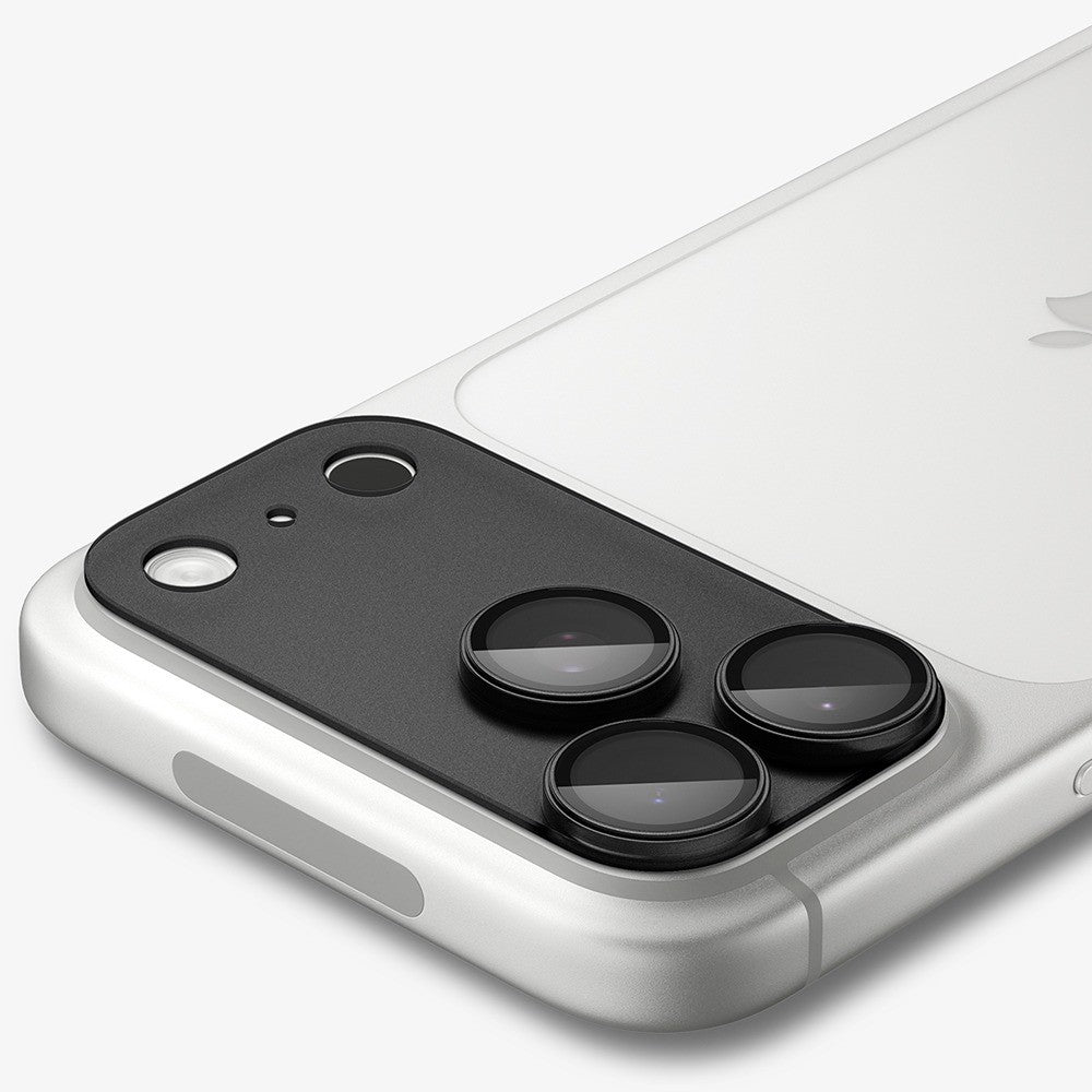 Spigen iPhone 18 Pro Max Linsebeskyttelse Glas.tR EZ Fit Optik Pro XL Mørkegrå