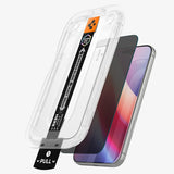 Spigen iPhone 18 Pro Skjermbeskytter Glas.tR EZ Fit Pro Privacy 2-pakning