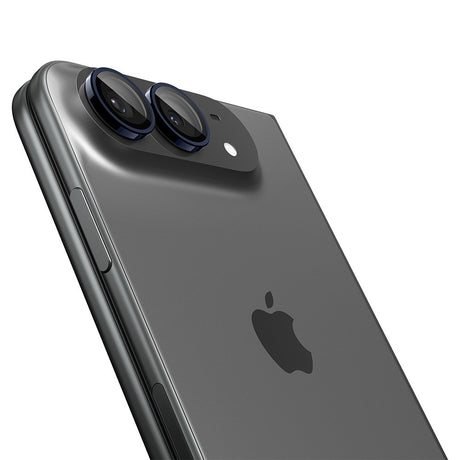 Spigen iPhone Duo Linsebeskyttelse Glas.tR EZ Fit Optik Pro 2-pakning Svart