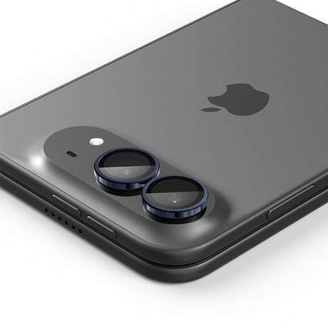 Spigen iPhone Duo Linsebeskyttelse Glas.tR EZ Fit Optik Pro 2-pakning Svart