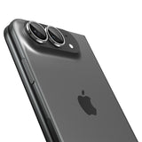 Spigen iPhone Duo Linsebeskyttelse Glas.tR EZ Fit Optik Pro 2-pakning Hvit