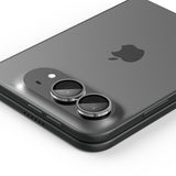 Spigen iPhone Duo Linsebeskyttelse Glas.tR EZ Fit Optik Pro 2-pakning Hvit