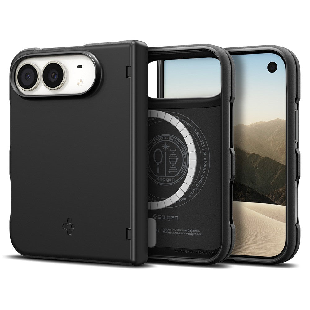Spigen iPhone Duo Deksel Air Fit Pro MagFit Svart
