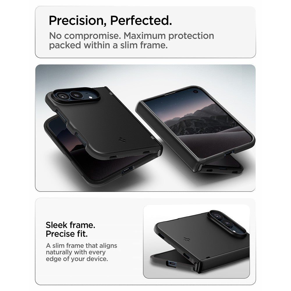 Spigen iPhone Duo Deksel Air Fit Pro MagFit Svart