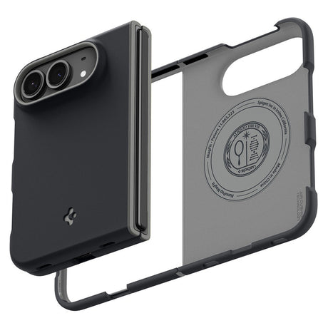 Spigen iPhone Duo Deksel Nano Pop MagFit svart sesam